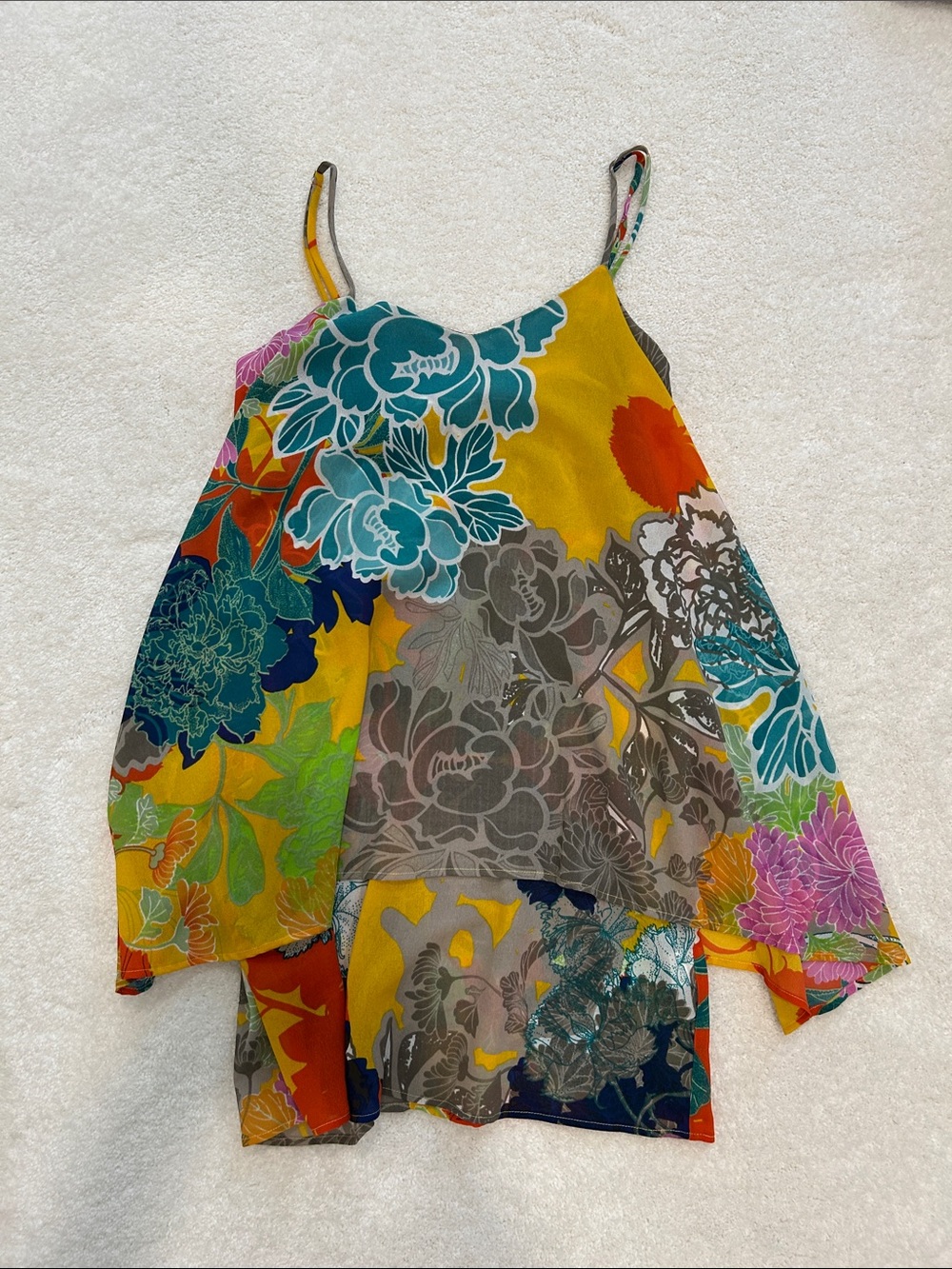 Pookie & Sebastian Floral Multicolor Women’s Dress